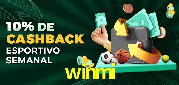 10% de bônus de cashback na winmi